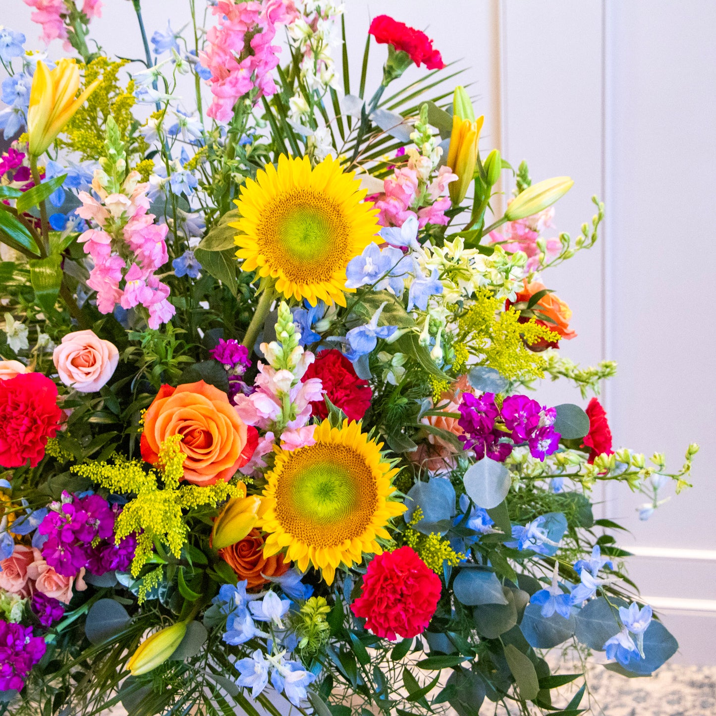 Modern Sympathy Urn Arrangement